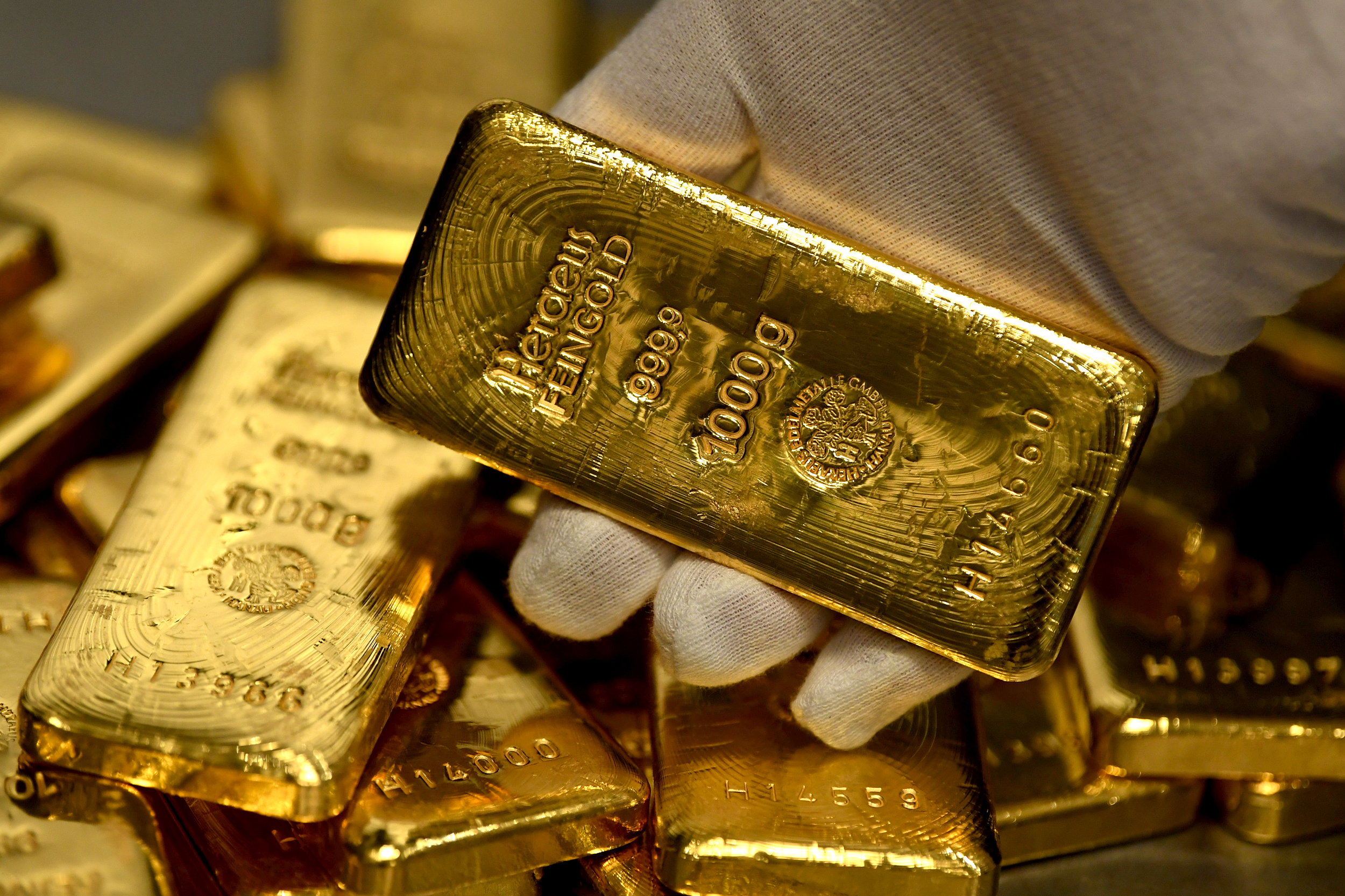 Gold is rising to its highest level in more than a month